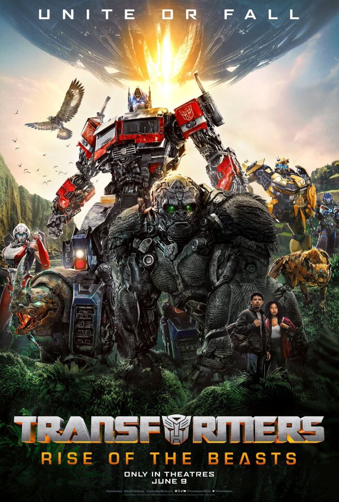 l’affiche du film Transformers : Rise of the Beast